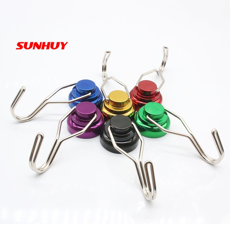 360 Rotation Magnetic Hook Factory - Color Pot Metal Plating Suction Cup