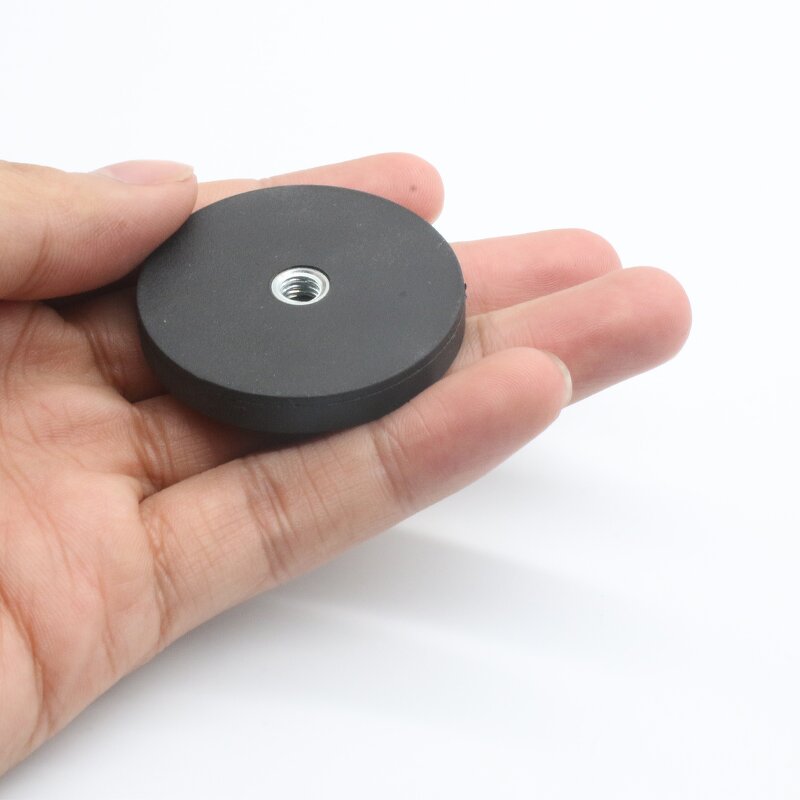 Rubber Coated Magnets Manufacturer - Base 22mm N35-N52 Neodymium Magnet