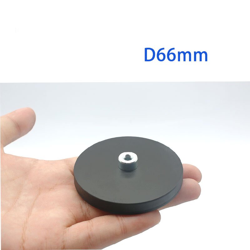 Rubber Coated Magnet Manufacturer - Base 88mm for Taxi Top Sign Roof