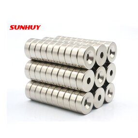 Industrial Permanent N52 Magnets Supplier - Customized Strongest Counter Sunk Ring