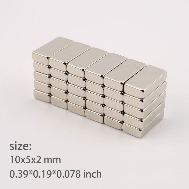 Small Rare Earth Magnet Manufacturer - 10X5X2mm Refrigerator Miniature