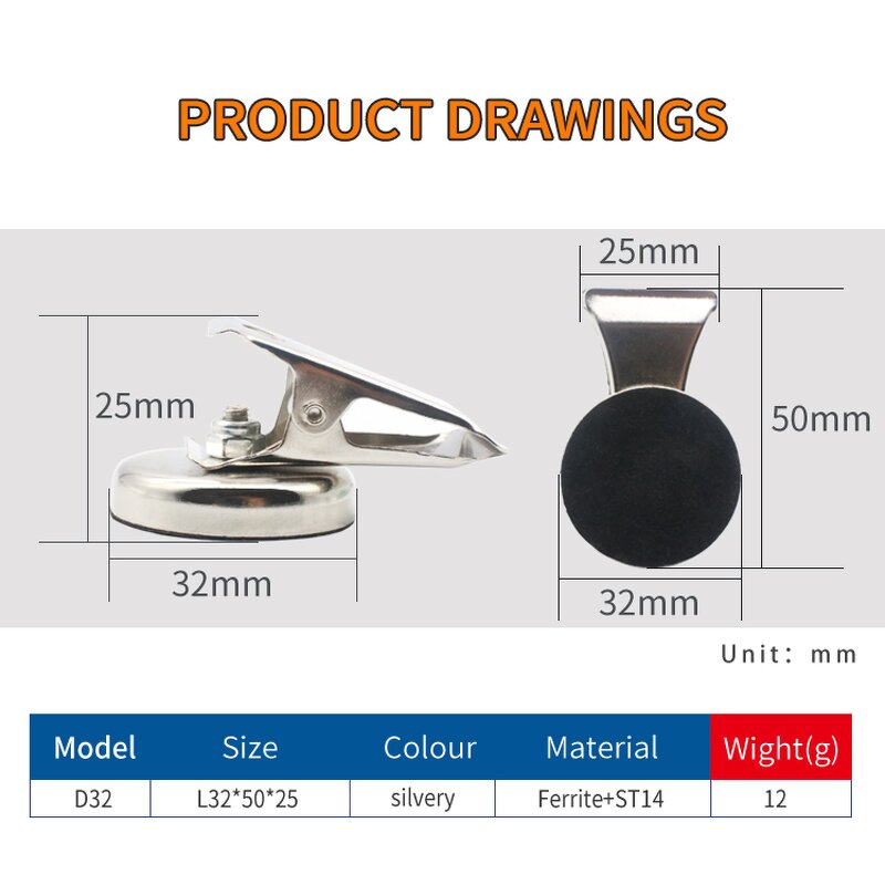 Magnetic Clips Manufacturer - Heavy Duty Refrigerator for Whiteboard