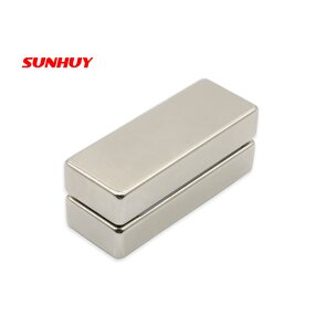 Big Block Magnet Manufacturer - 502010 N35 NI Plated Rectangle