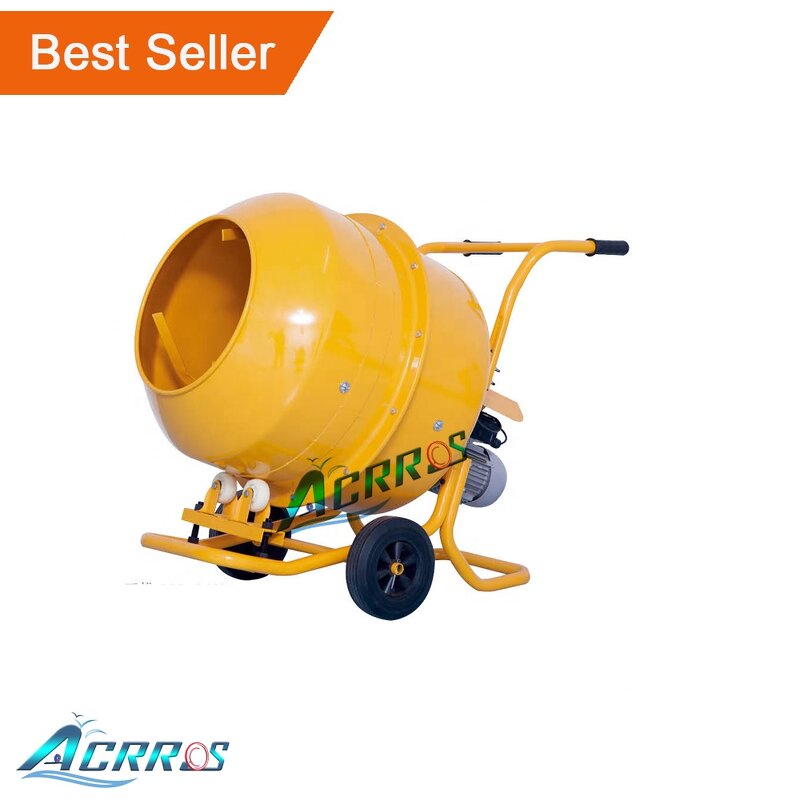 Portable Electric Concrete Mixer Supplier - Wholesale 120L-800L Capacity 220V with Motor Gear