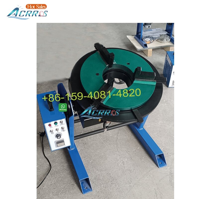 Industrial Welding Positioner Manufacturer - OEM Rotary Table DC Motor 300kg 400mm Chuck