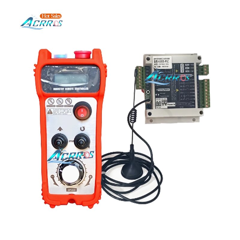 Welding Rotator Controller Factory - OEM Wireless Remote with E-Stop Button