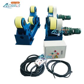 Welding Rotator Manufacturer - OEM 10tonne Self-Aligned Adjust Turning Rolls Rubber
