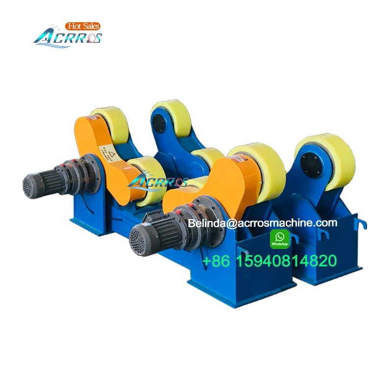 Welding Rotator Manufacturer - OEM 10tonne Self-Aligned Adjust Turning Rolls Rubber