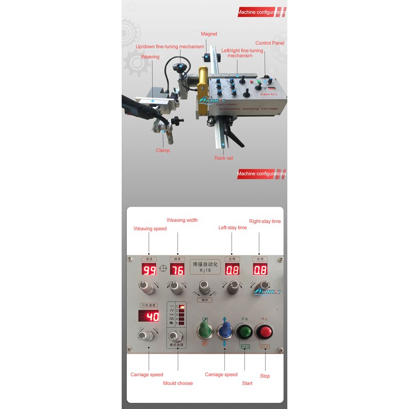 Welding Tractor Factory - OEM Swing Type Automatic for Pipe Linear Seam