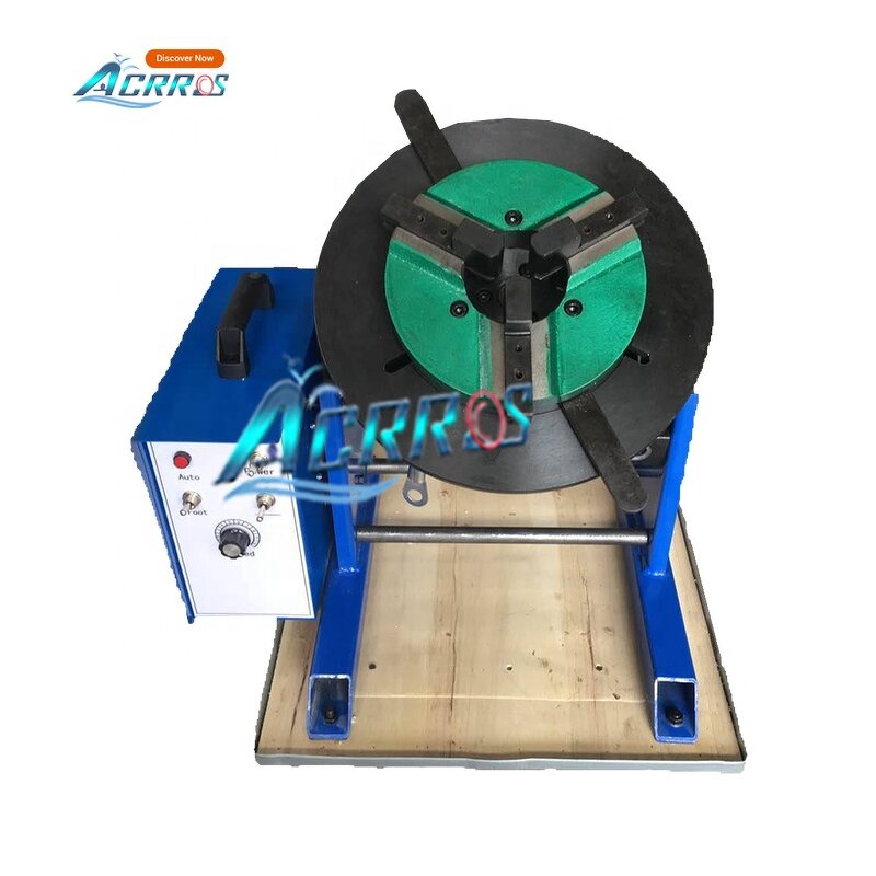 Automatic Welding Positioner Factory - OEM Bellows Hose Rotating Table Center Hole 170Mm