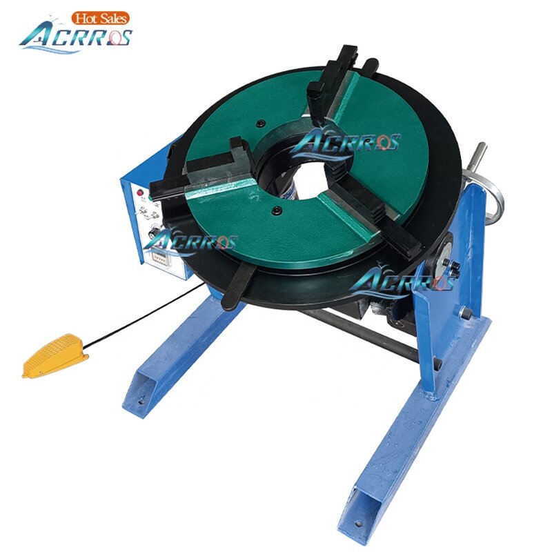 Vertical Welding Positioner Supplier - OEM 300kg Stainless Steel Pipe Welding Turntable