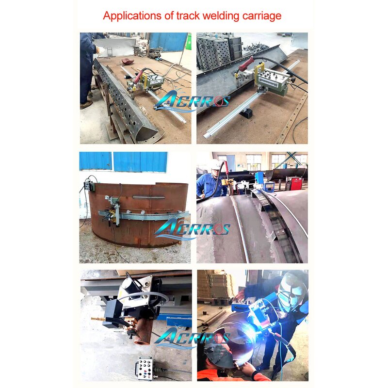 Welding Tractor Supplier - OEM Professional Automatic Tig Mig with 150mm Rail