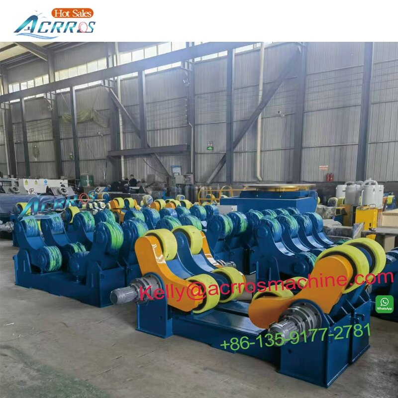 Welding Rotator Manufacturer - OEM 10tonne Self-Aligned Adjust Turning Rolls Rubber