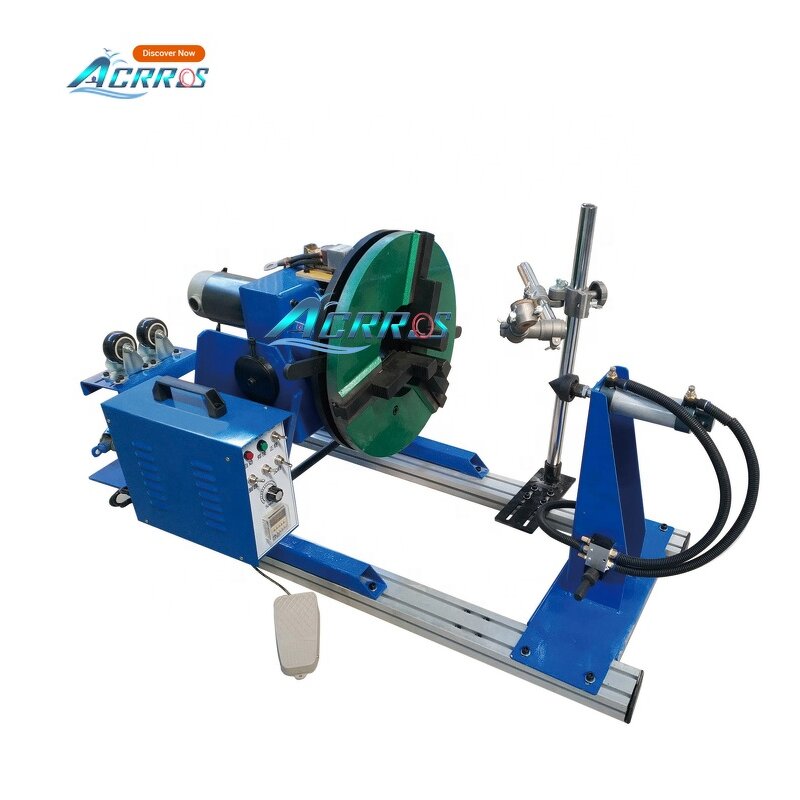 Pneumatic Welding Turntable Supplier - OEM Head Tailstock Big Through Hole 245mm 600kg