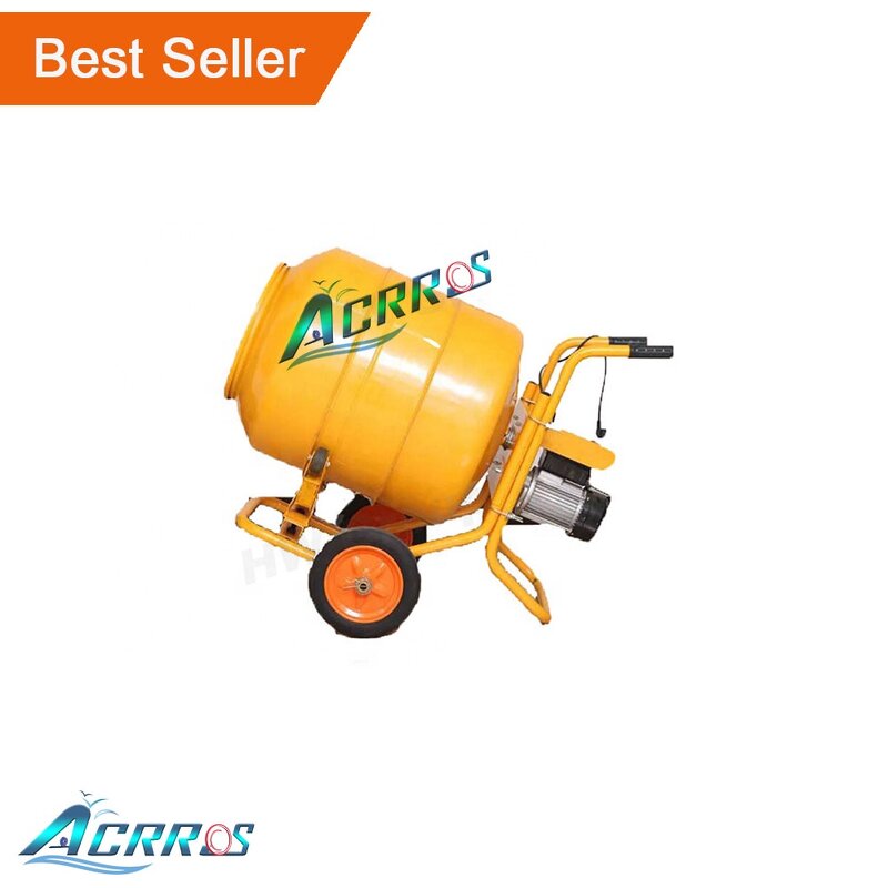 Portable Electric Concrete Mixer Supplier - Wholesale 120L-800L Capacity 220V with Motor Gear