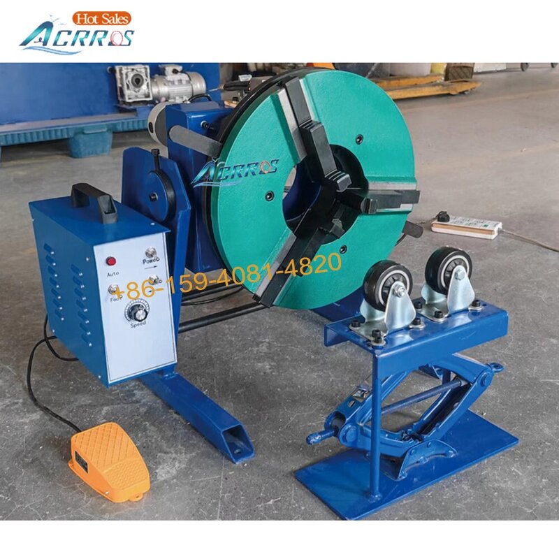 Industrial Welding Positioner Manufacturer - OEM Rotary Table DC Motor 300kg 400mm Chuck