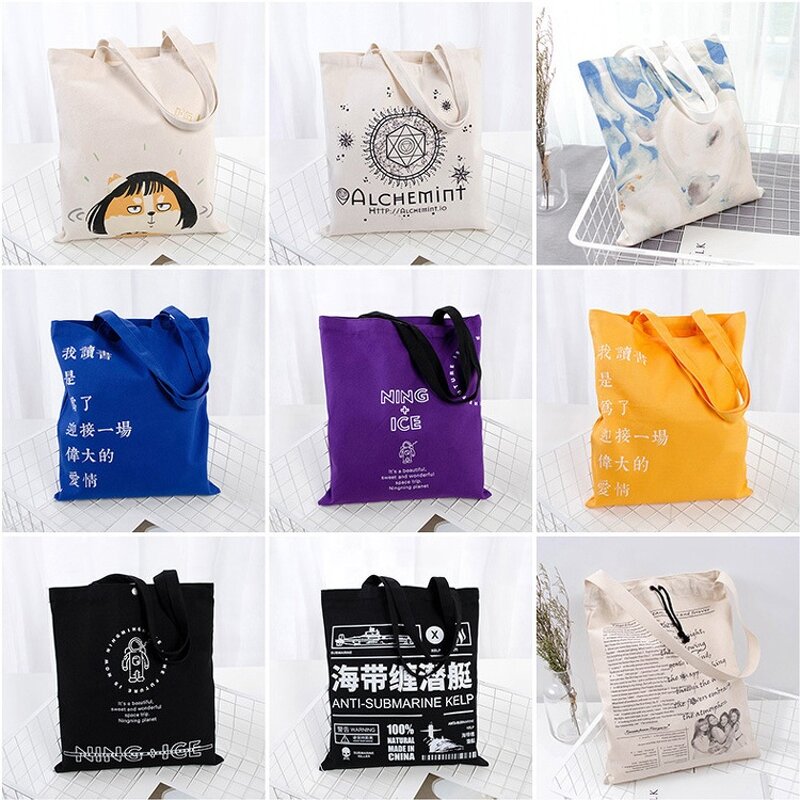 Cotton Canvas Tote Bag Factory - Wholesale Hot Sale Simple Single Shoulder
