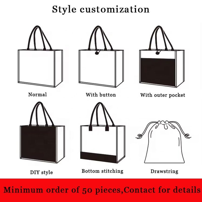 Jute Market Tote Bag Factory - OEM/ODM Custom Printed Large Fashion Blue