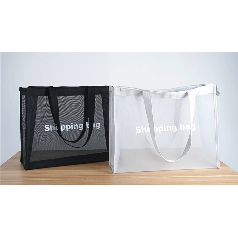 Market Grocery Tote Bag Factory - 2026 New Style Custom Logo Net Shopping