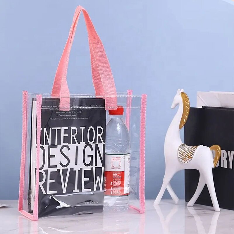 Transparent PVC Tote Bag Manufacturer - OEM/ODM Customized Logo Reusable Waterproof