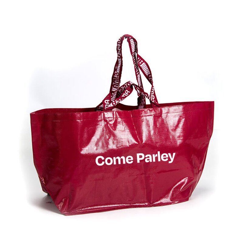 Reusable PP Woven Bag Manufacturer - Wholesale Waterproof Laminated Double Handle