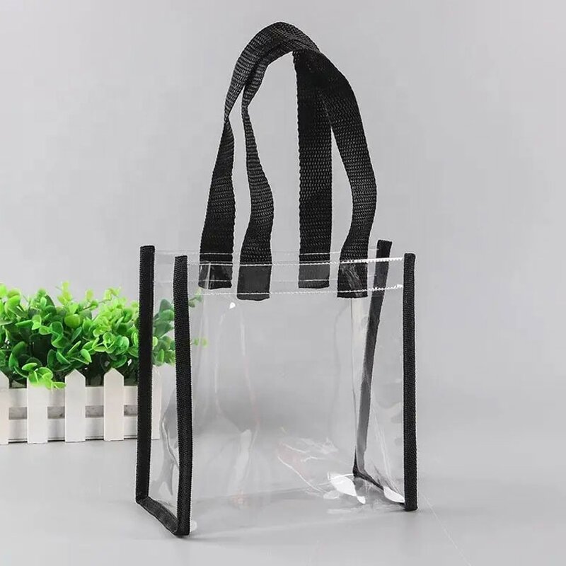 Transparent PVC Tote Bag Manufacturer - OEM/ODM Customized Logo Reusable Waterproof
