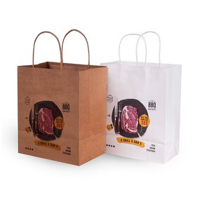 Kraft Paper Bag Supplier - Wholesale Gift Shopping Paper Bag with Logo