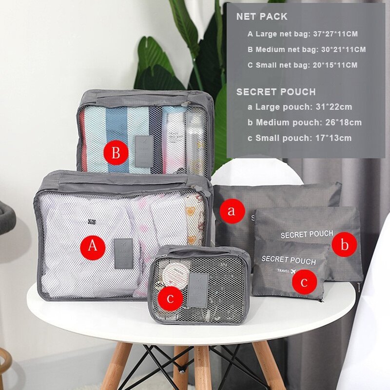 Travel Storage Bag Supplier - Oxford Cloth 6-Piece Set Waterproof