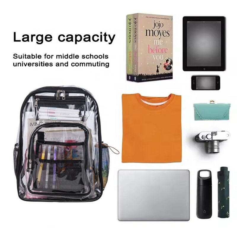 Kids Clear Backpack Factory - Hot Sale Custom Logo Wholesale Outdoor Waterproof