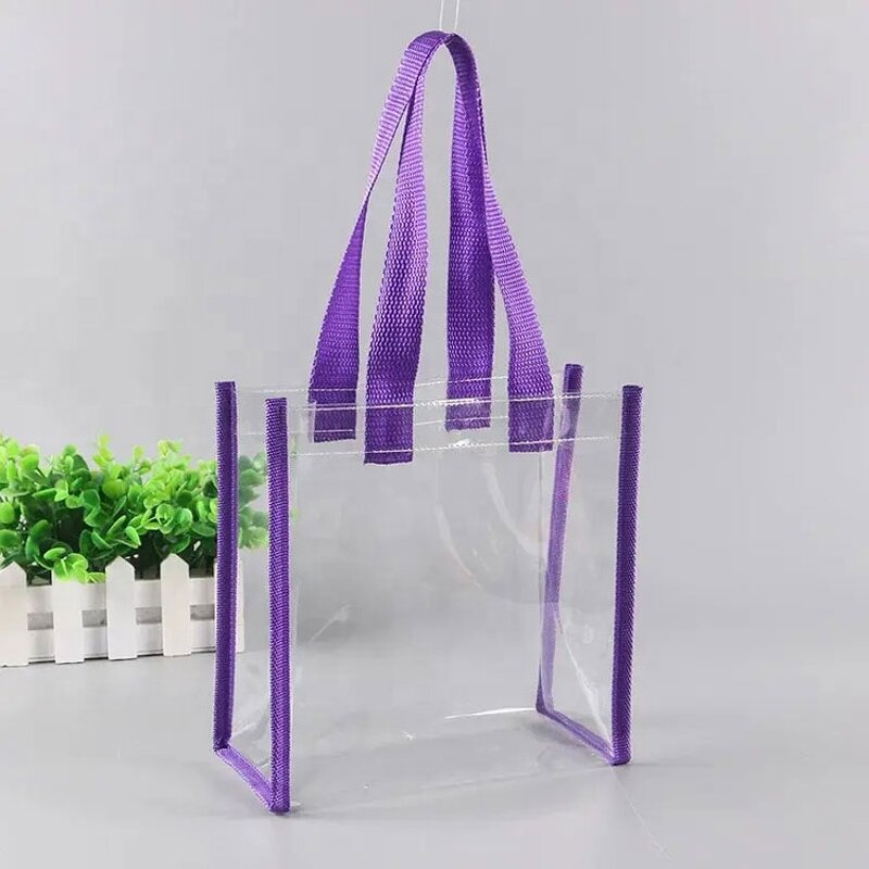 Transparent PVC Tote Bag Manufacturer - OEM/ODM Customized Logo Reusable Waterproof