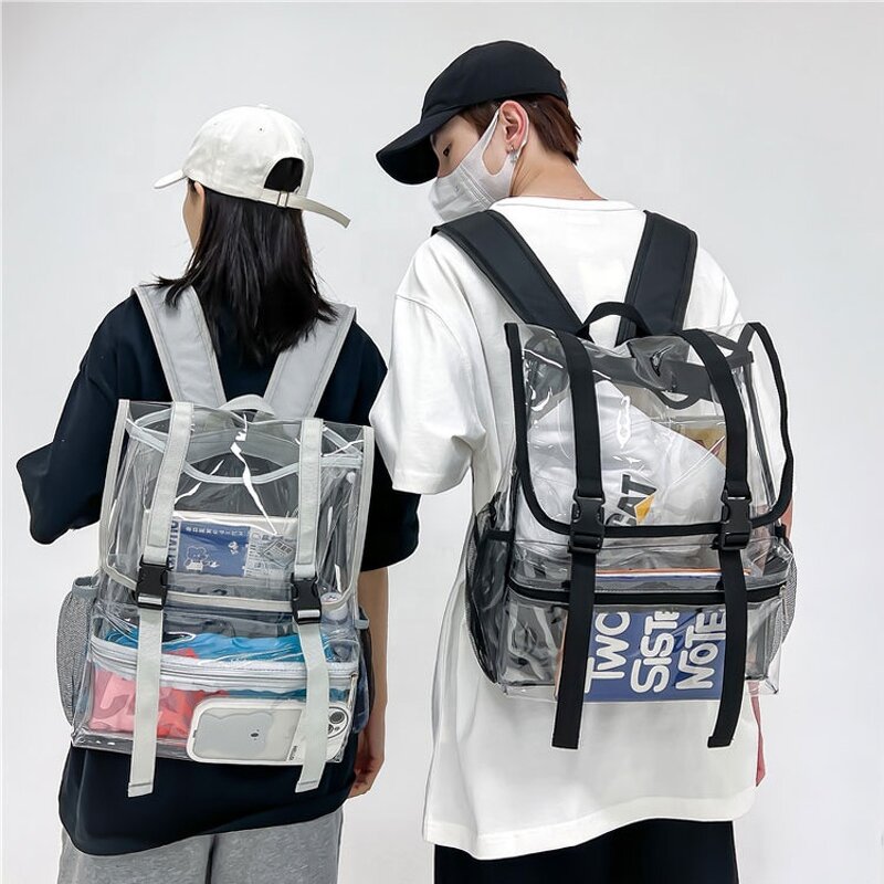 Transparent Backpack Manufacturer - Heavy Duty PVC with Reinforced Strap