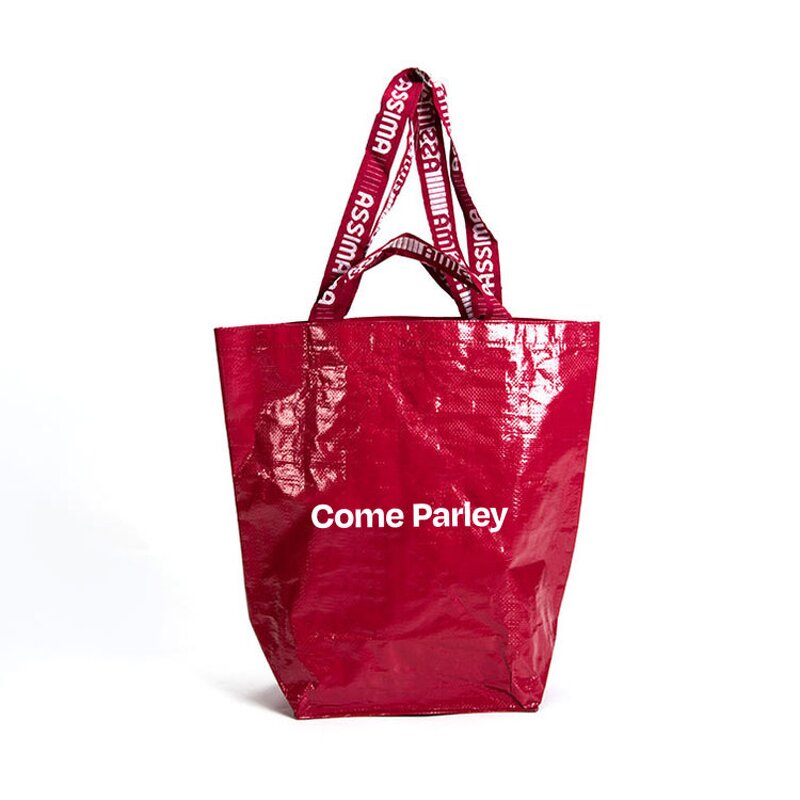 Reusable PP Woven Bag Manufacturer - Wholesale Waterproof Laminated Double Handle