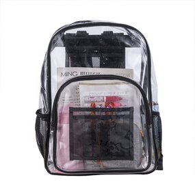 Pvc Clear Backpacks Supplier - School Bags Cute Travel Shoulder Bagpack