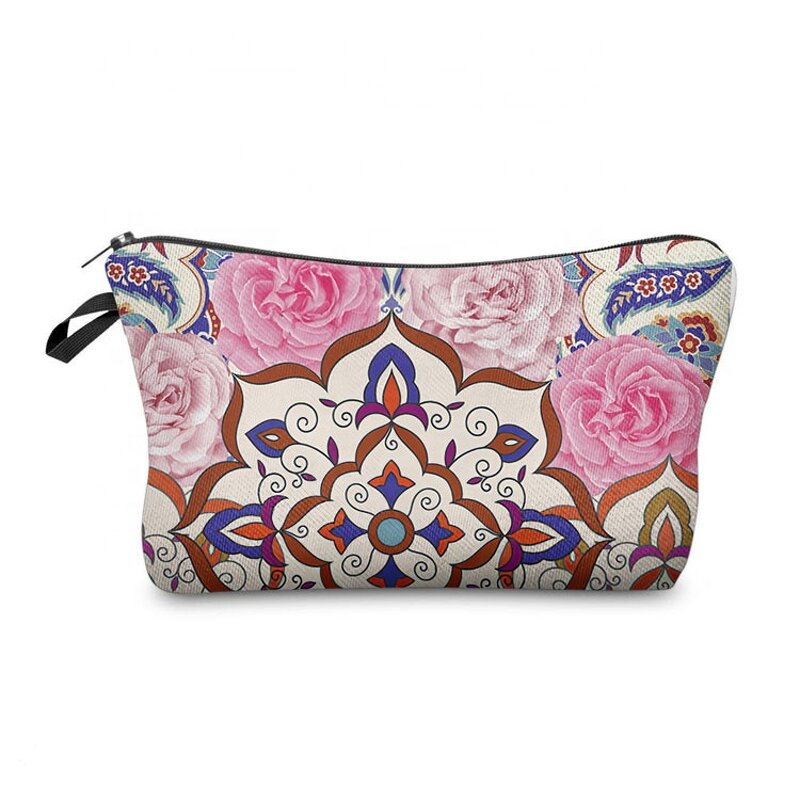 Small Cosmetic Bag Supplier - Custom logo Multi-function Daily Travel Polyester
