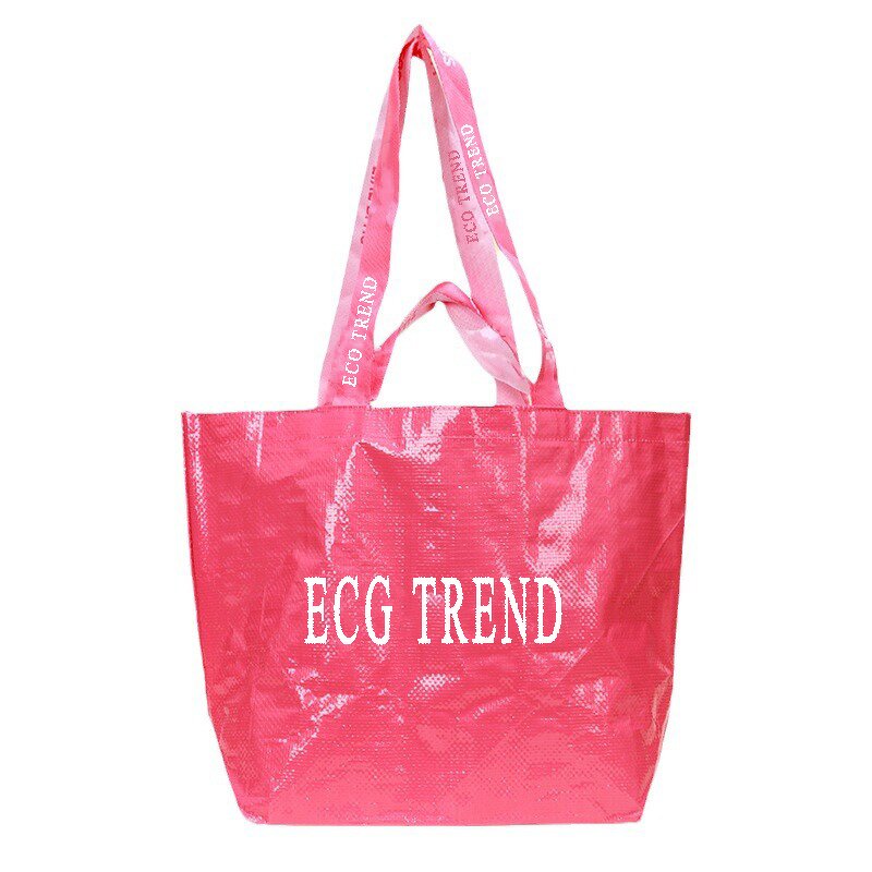 Reusable PP Woven Bag Manufacturer - Wholesale Waterproof Laminated Double Handle