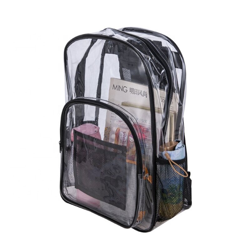 Pvc Clear Backpacks Supplier - School Bags Cute Travel Shoulder Bagpack
