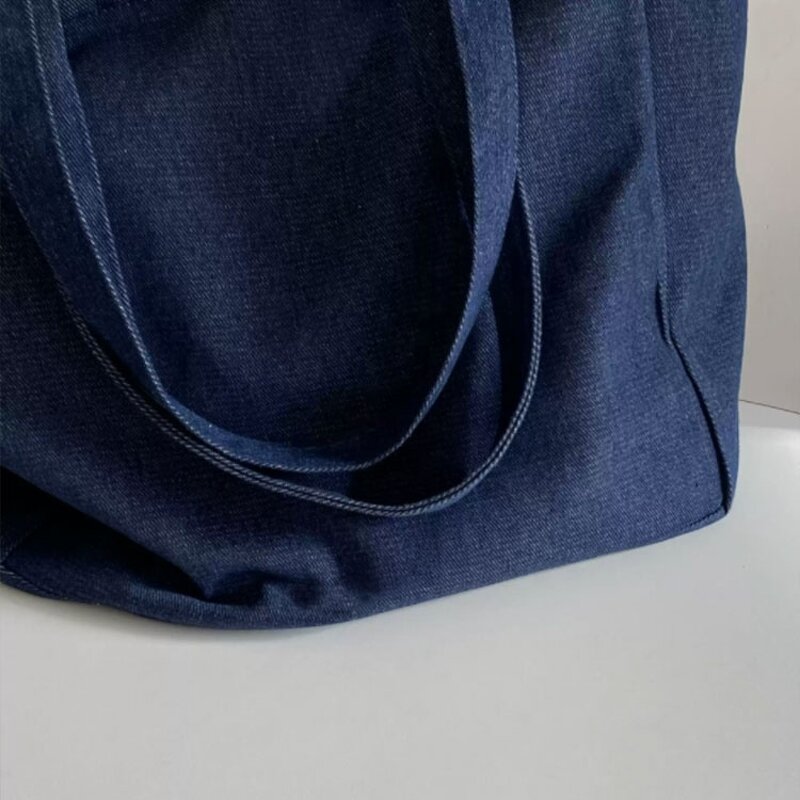 Customized Denim Tote Bag Manufacturer - OEM/ODM Printed Logo Large Capacity