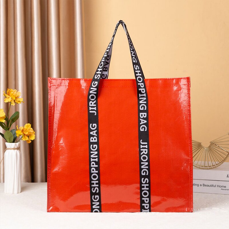 Reusable PP Woven Bag Manufacturer - Wholesale Waterproof Laminated Double Handle