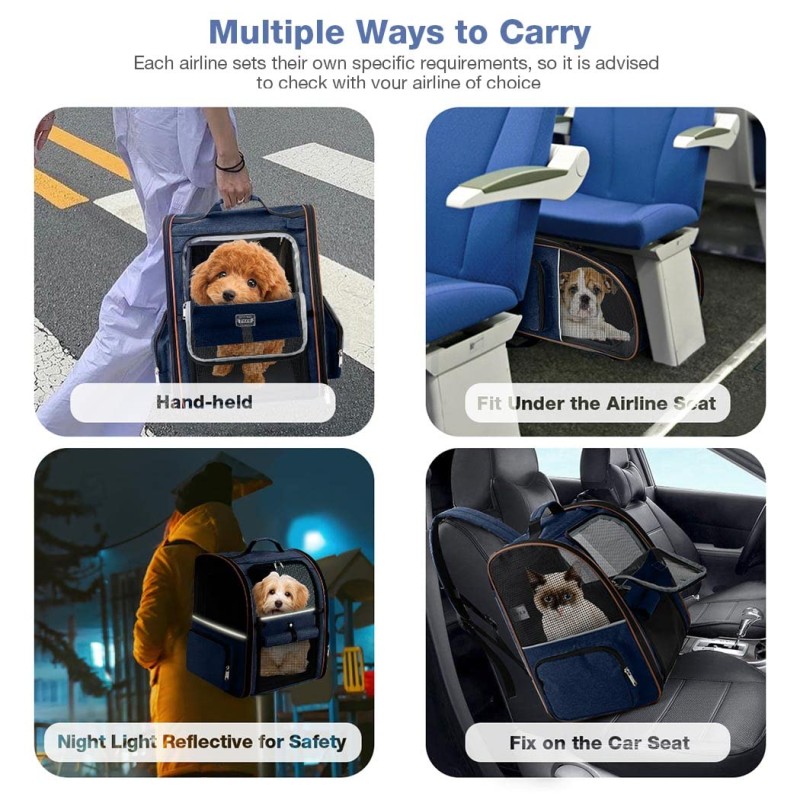 Pet Backpack Manufacturer - OEM Durable Nylon Travel Bag