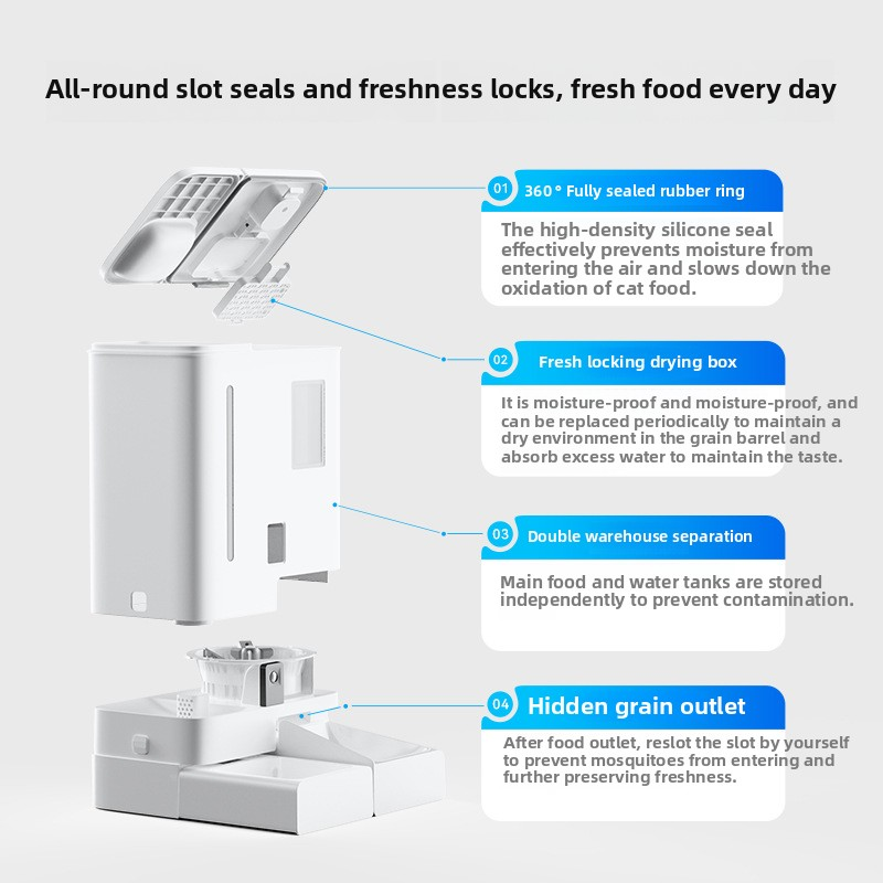 Pet Food Feeder Factory - OEM Wireless Automatic Feeder