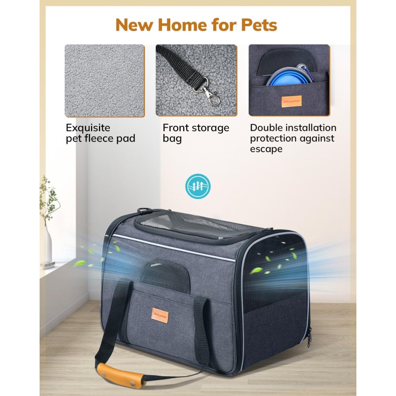 Pet Travel Backpack Factory - OEM Luxury Soft Sided Carrier