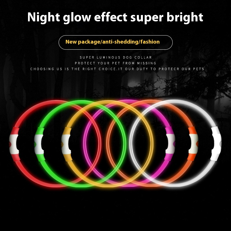 LED Dog Collar Manufacturer - OEM USB Rechargeable Neckband