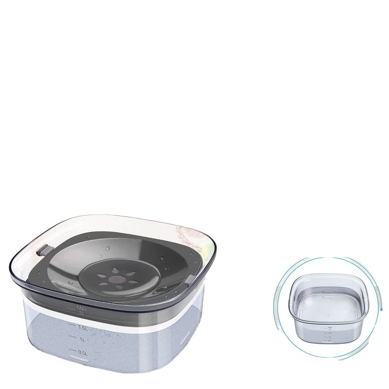 Dog Water Bowl Factory - OEM 2L Large Capacity Bowl