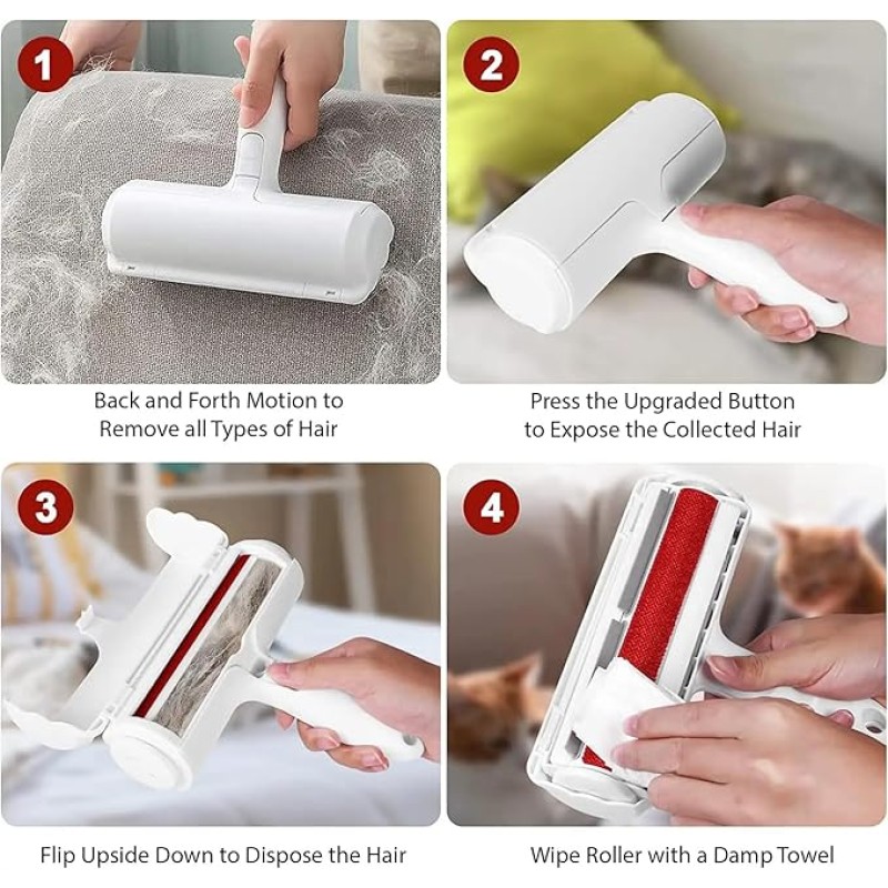 Pet Hair Remover Factory - OEM Self Cleaning Roller Brush