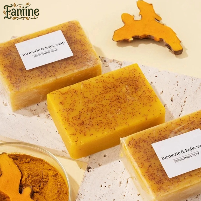Handmade Soap Factory - OEM Turmeric Lemon Whitening Soap
