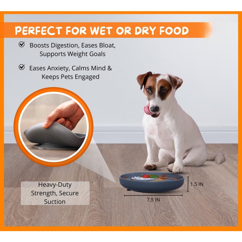 Slow Feeder Bowl Manufacturer - OEM Anti Slip Silicone Bowl