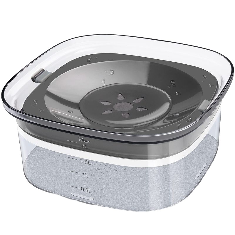 Dog Water Bowl Factory - OEM 2L Large Capacity Bowl
