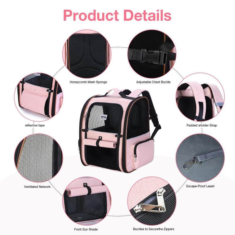 Pet Carrier Backpack Factory - OEM Breathable Nylon Bag
