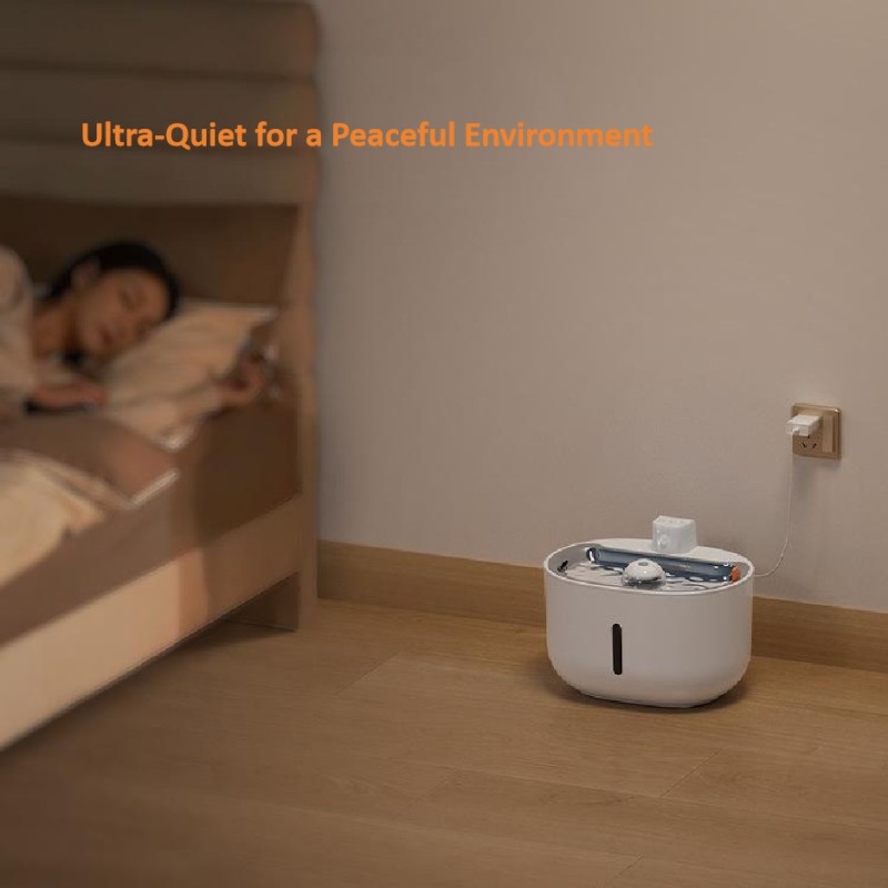 Pet Water Fountain Manufacturer - OEM Triple Filtration System