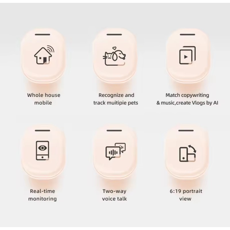 Pet Camera Factory - OEM AI Mobile 1080P Camera